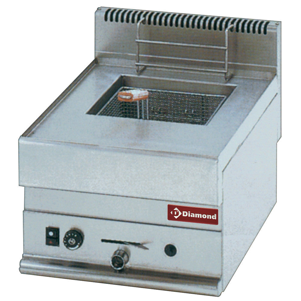 Friteuse gaz 1 cuve de 8 litres - Diamond