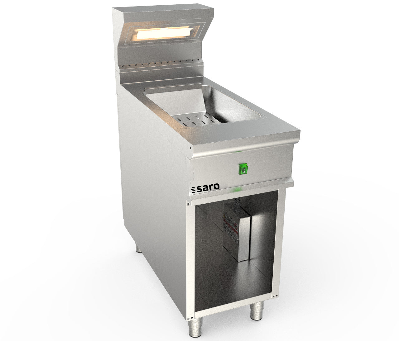 Chauffe-frites - Inox - GN 1/1 - 1kW - Sur pieds - LQ/SPE40BA Saro - Chauffe-frites professionnel CHR - matériel cuisine pro - Cuistéo