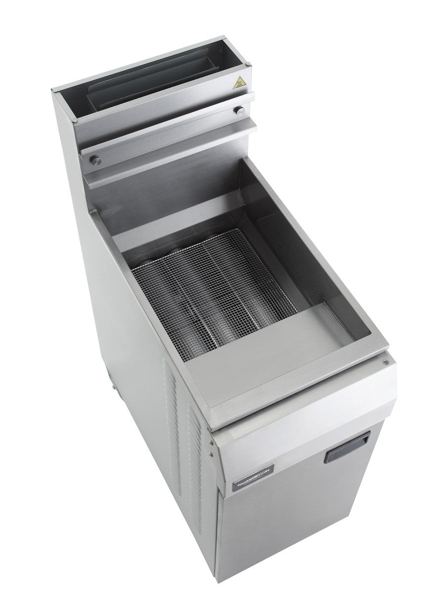 Friteuse à gaz - 21L - 24 kW 400x800x1180 mm Combisteel - vue 3 - Friteuse sur meuble gaz pro CHR - Cuistéo
