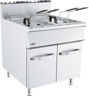 Friteuse à gaz 2x19l 36 kW Combisteel - Friteuse sur meuble gaz professionnel CHR - matériel cuisine pro - Cuistéo