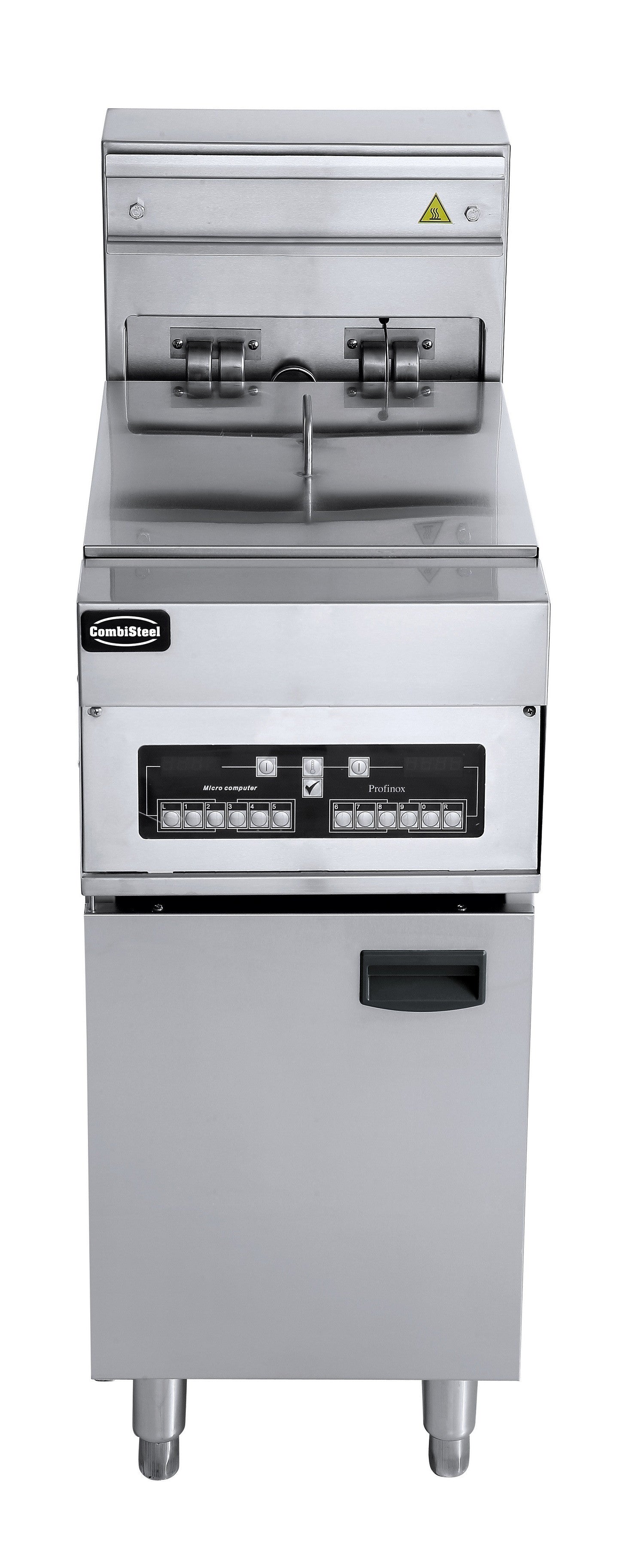 Friteuse électriques 1x 25l 18 kW Combisteel - vue 2 - Friteuse sur meuble électrique pro CHR - Cuistéo