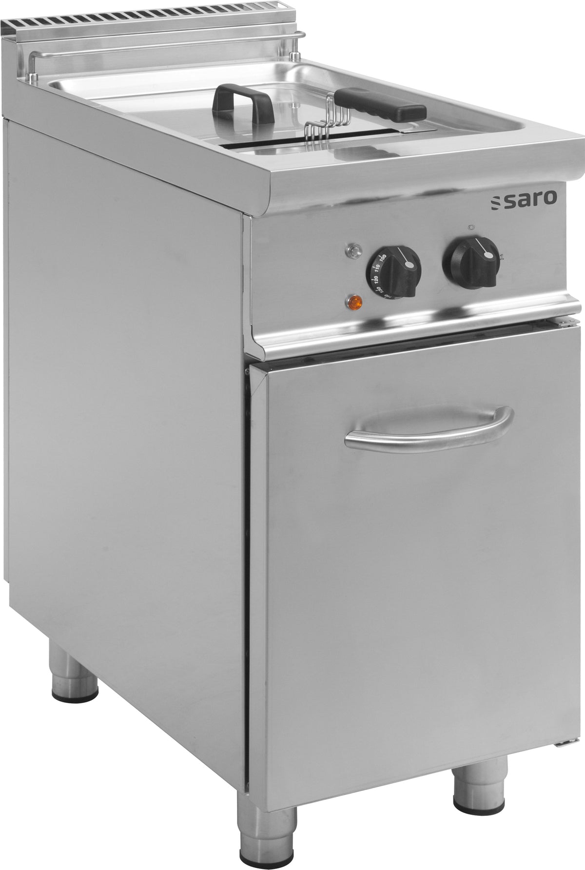 Friteuse électrique - 13L - 12kW - 400x700x850mm - E7/FRE1V13 Saro - Friteuse sur meuble électrique professionnel CHR - matériel cuisine pro - Cuistéo