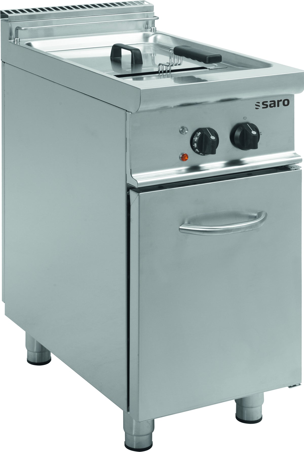 Friteuse électrique - 17L - 16,5kW - 400x300x850mm - E7/FRE1V17 Saro - Friteuse sur meuble électrique professionnel CHR - matériel cuisine pro - Cuistéo