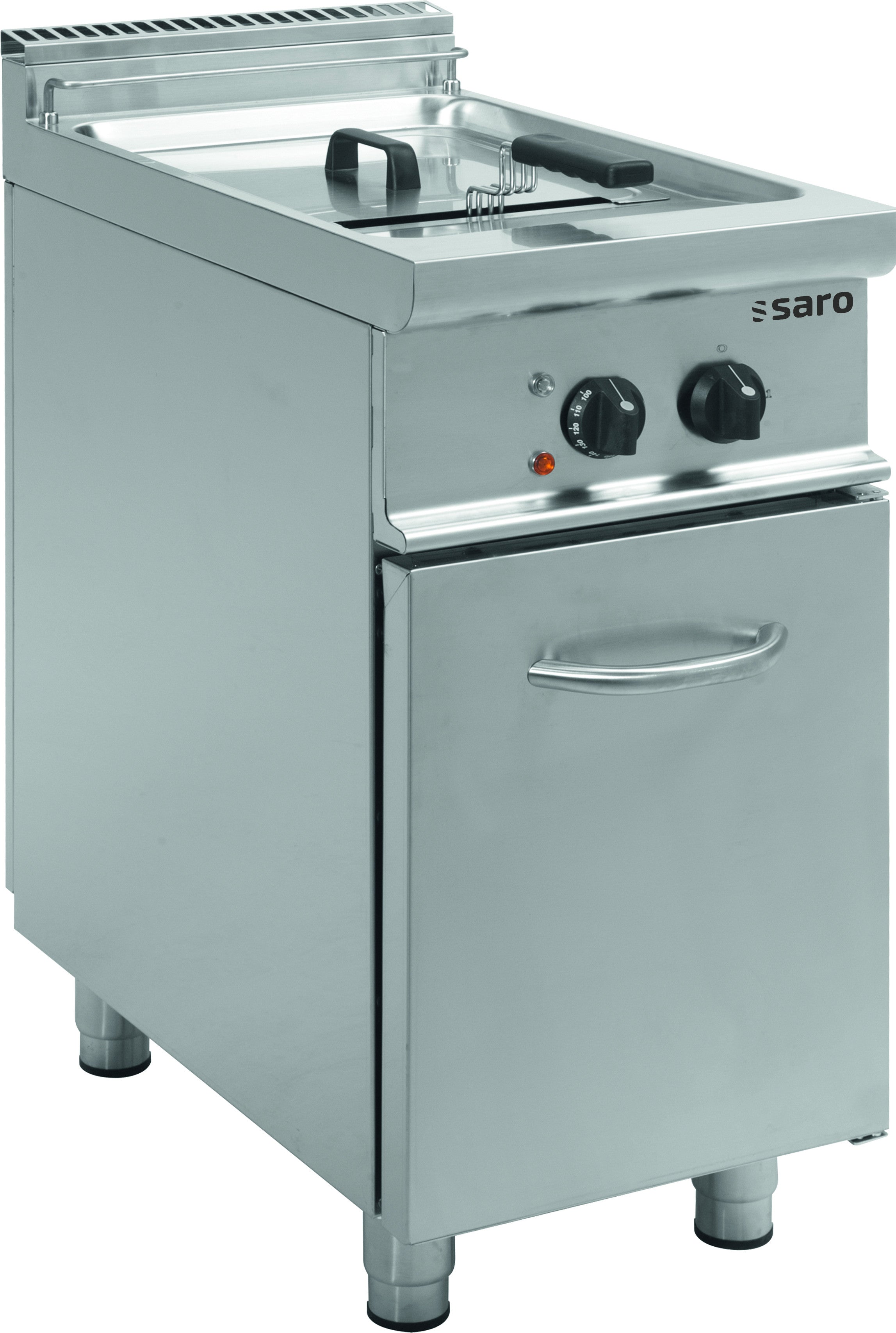 Friteuse électrique - 17L - 16,5kW - 400x300x850mm - E7/FRE1V17 Saro - Friteuse sur meuble électrique professionnel CHR - matériel cuisine pro - Cuistéo