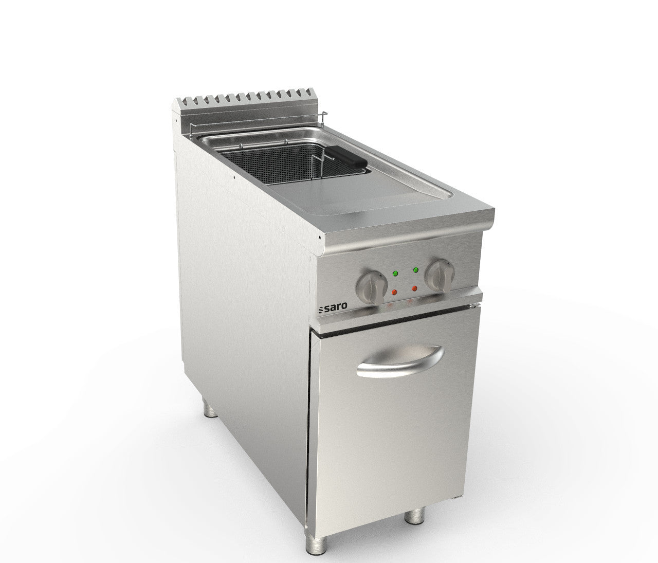 Friteuse électrique - 21L - 20kW - 400x900x850mm - LQ/FRE1V21 Saro - Friteuse sur meuble électrique professionnel CHR - matériel cuisine pro - Cuistéo