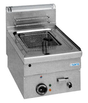 Friteuse électrique - 10L - Température 90-190°C - Zone froide - Robinet vidange Saro - Friteuse à poser électrique professionnel CHR - matériel cuisine pro - Cuistéo
