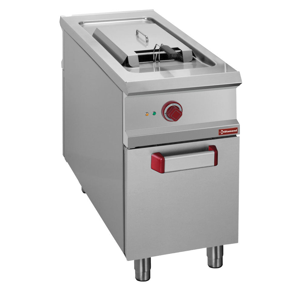 Friteuse élect. cuve 18 lt sur armoire - Diamond
