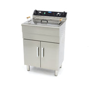 Friteuse - 30L - 1 panier - avec robinet de vidange et support 4800 W Maxima - Friteuse sur meuble électrique professionnel CHR - matériel cuisine pro - Cuistéo
