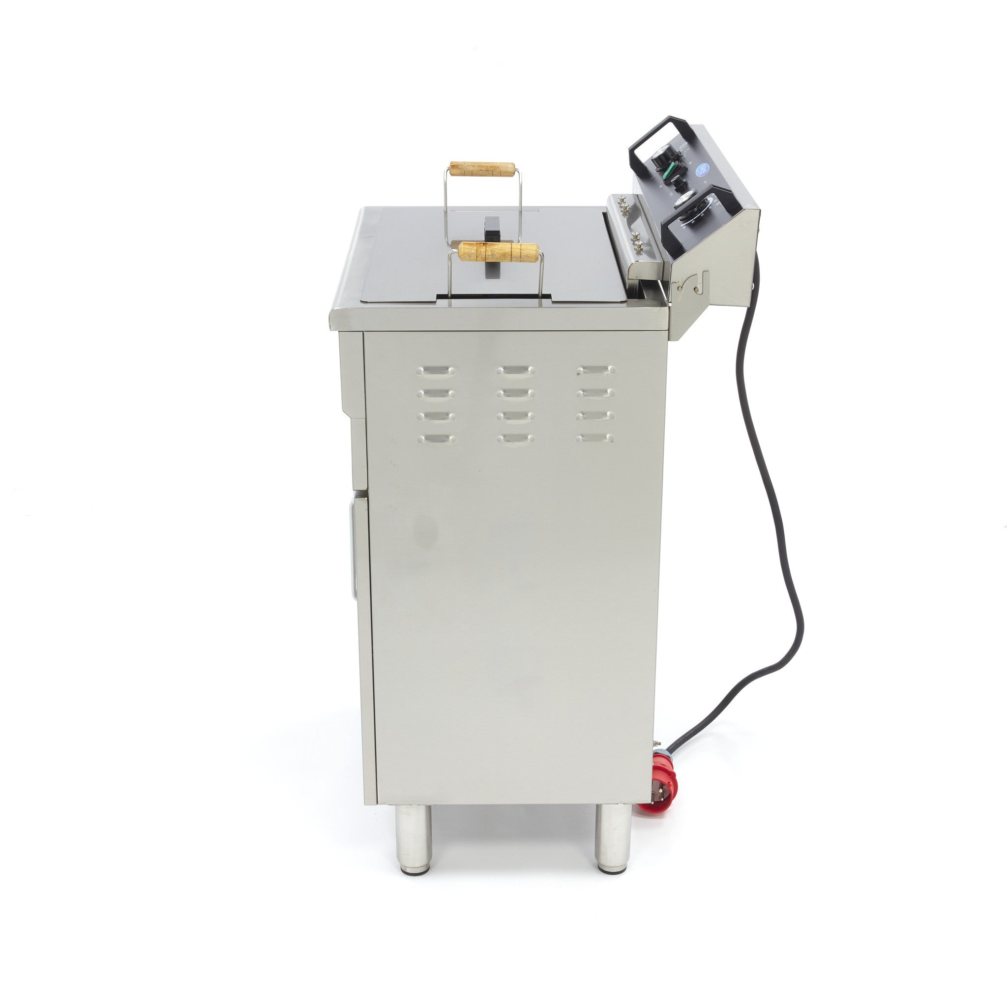 Friteuse - 30L - 1 panier - avec robinet de vidange et support 4800 W Maxima - vue 2 - Friteuse sur meuble électrique pro CHR - Cuistéo