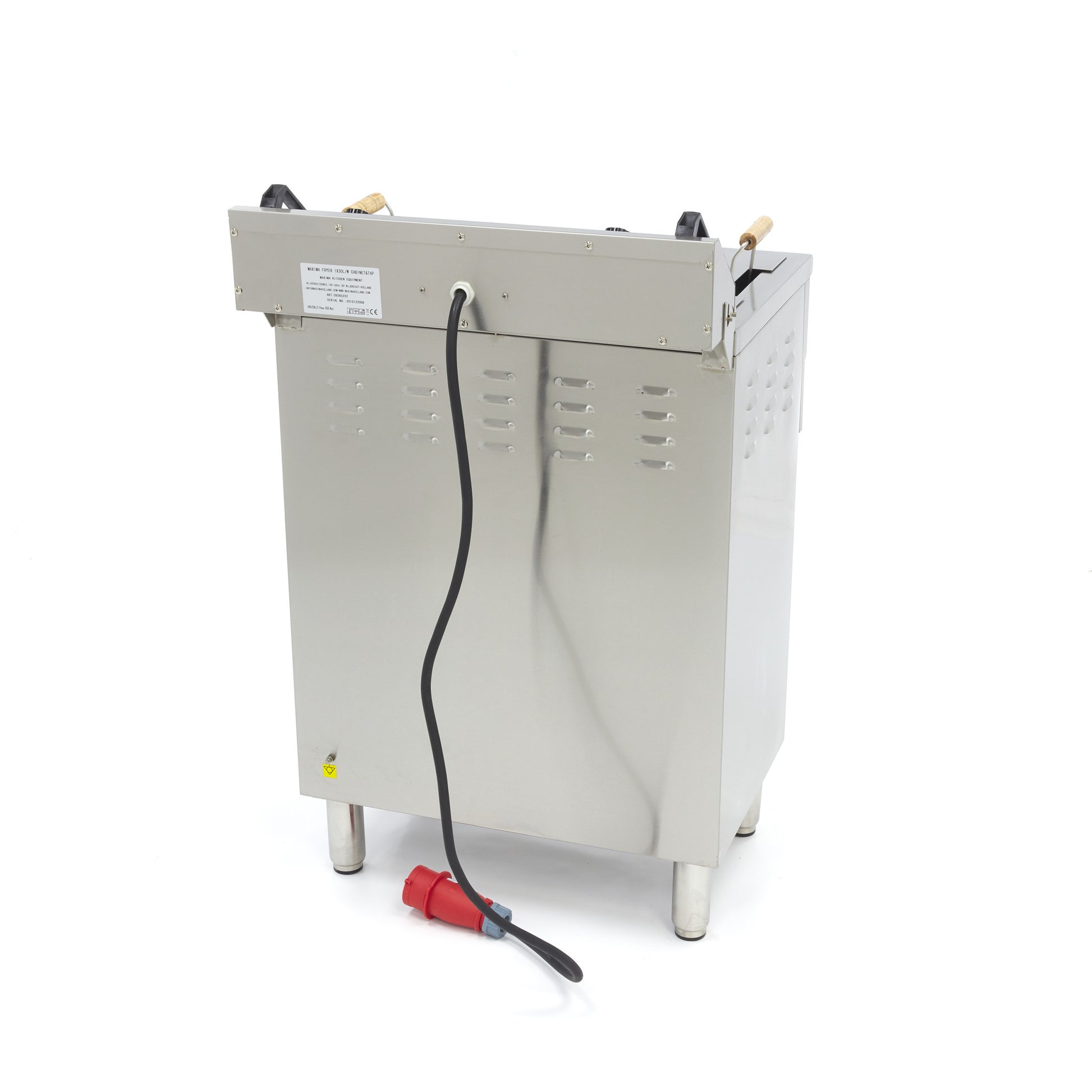 Friteuse - 30L - 1 panier - avec robinet de vidange et support 4800 W Maxima - vue 5 - Friteuse sur meuble électrique pro CHR - Cuistéo