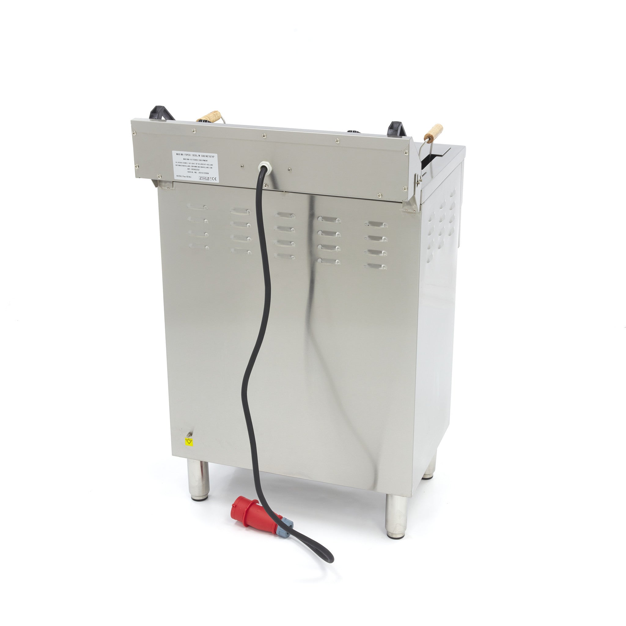 Friteuse - 30L - 1 panier - avec robinet de vidange et support 4800 W Maxima - vue 5 - Friteuse sur meuble électrique pro CHR - Cuistéo