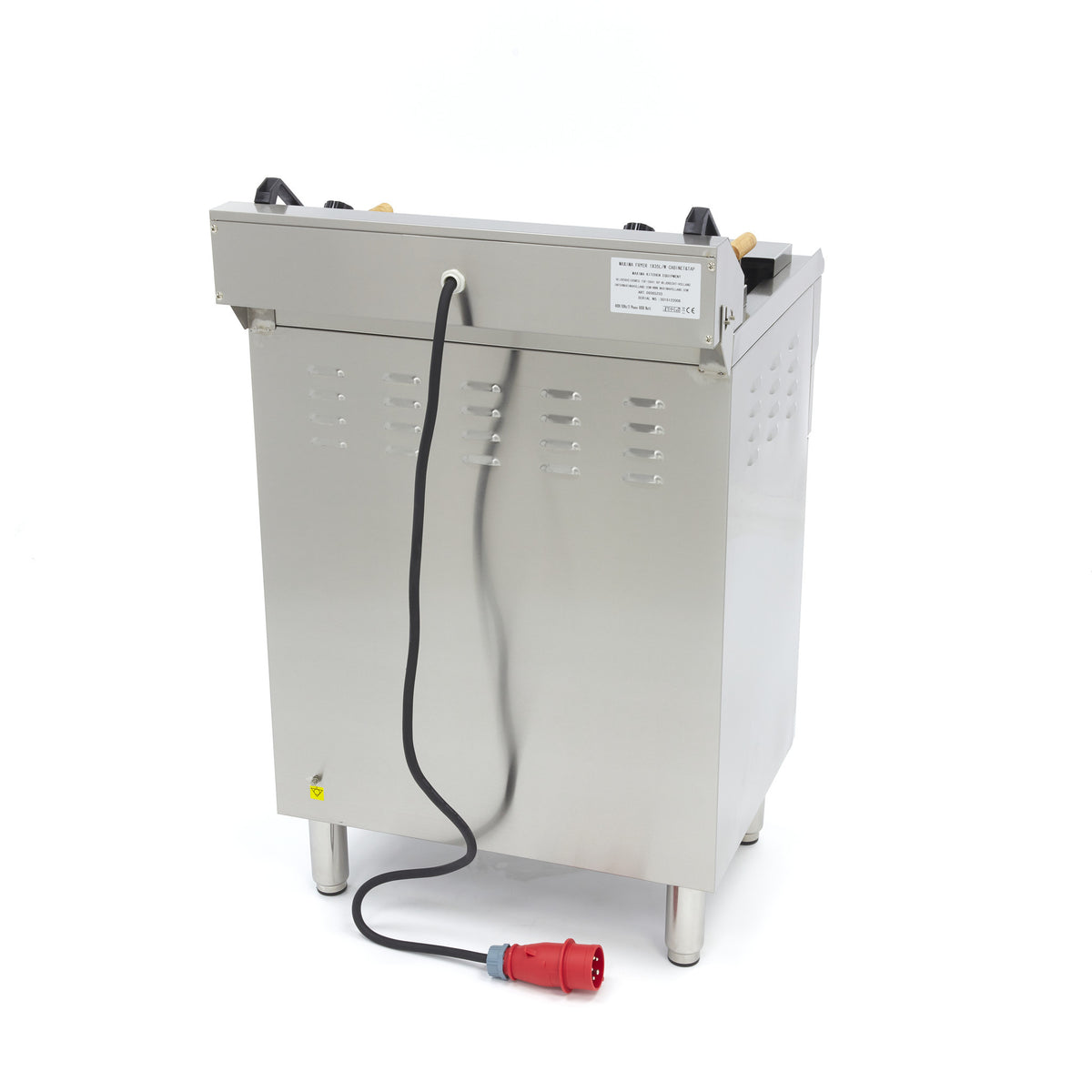 Friteuse à beignets sur meuble - Électrique - 35 litres - Robinet de vidange - 400V inox 6000 W Maxima - vue 8 - Friteuse sur meuble électrique pro CHR - Cuistéo