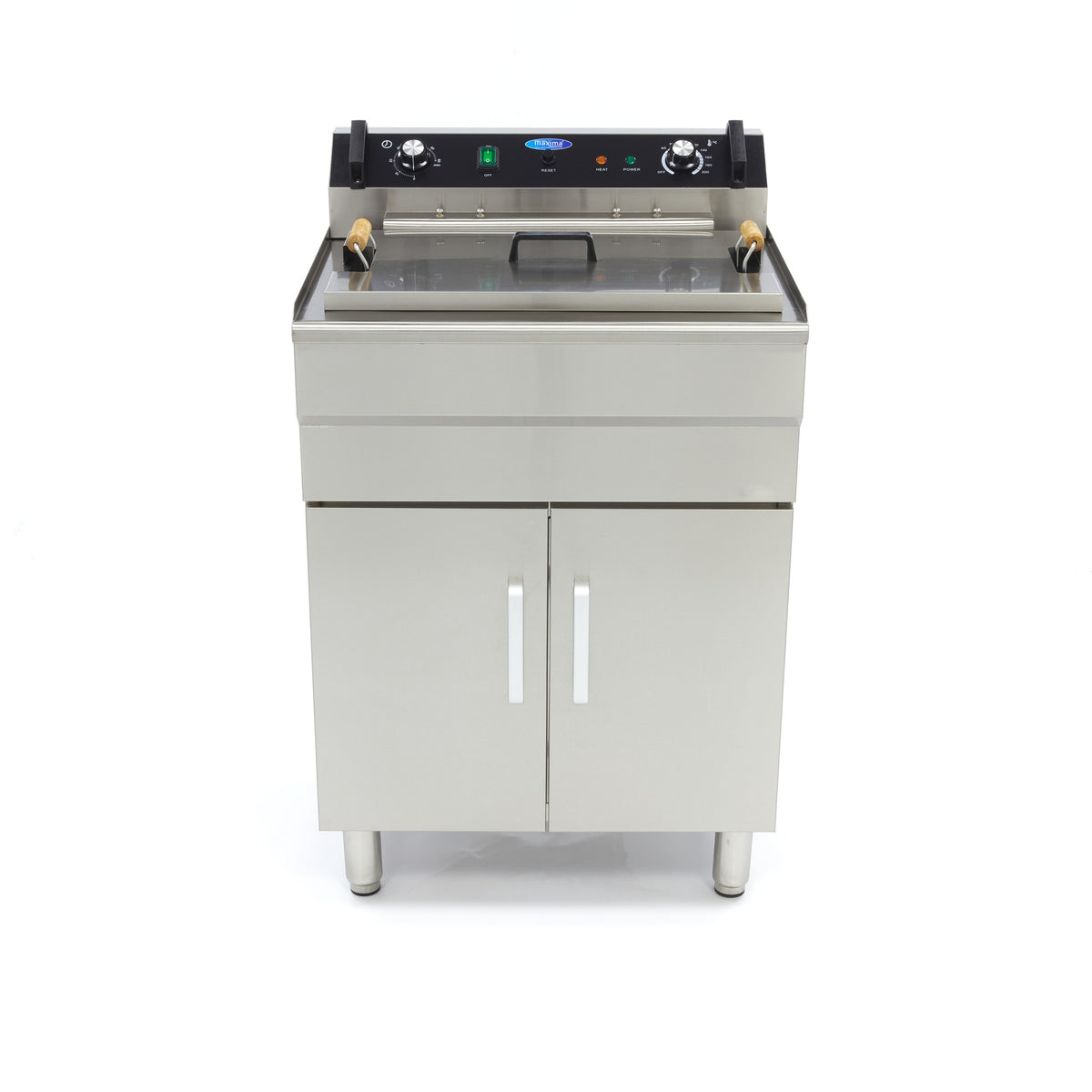 Friteuse à beignets sur meuble - Électrique - 35 litres - Robinet de vidange - 400V inox 6000 W Maxima - vue 10 - Friteuse sur meuble électrique pro CHR - Cuistéo