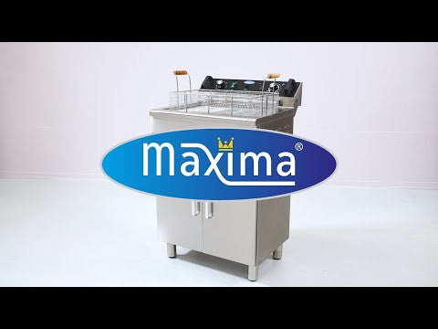Friteuse à beignets sur meuble - Électrique - 35 litres - Robinet de vidange - 400V inox 6000 W Maxima - vue 11 - Friteuse sur meuble électrique pro CHR - Cuistéo