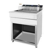 Friteuse professionnelle - 45L - 1 panier - avec robinet de vidange - 400V 7500 W Maxima - Friteuse sur meuble électrique professionnel CHR - matériel cuisine pro - Cuistéo