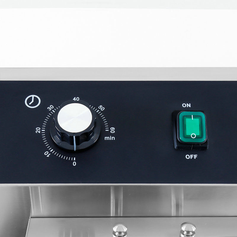 Friteuse professionnelle - 45L - 1 panier - avec robinet de vidange - 400V 7500 W Maxima - vue 6 - Friteuse sur meuble électrique pro CHR - Cuistéo