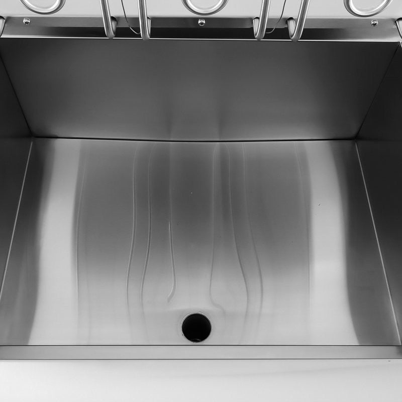 Friteuse professionnelle - 45L - 1 panier - avec robinet de vidange - 400V 7500 W Maxima - vue 9 - Friteuse sur meuble électrique pro CHR - Cuistéo