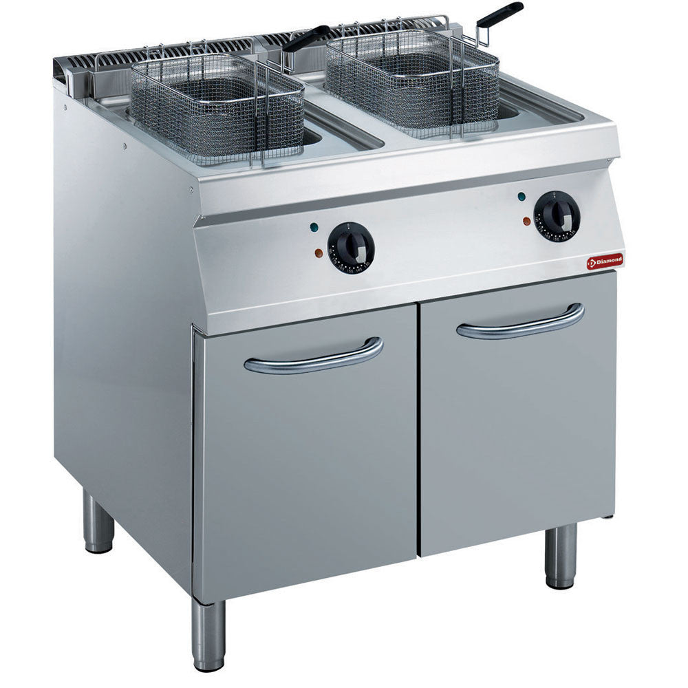 Friteuse électrique 2x 14 litres - armoire - Diamond