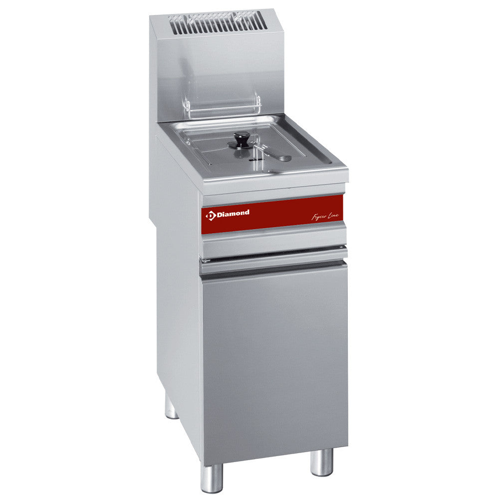 Friteuse à gaz - 15 litres - sur armoire - Diamond
