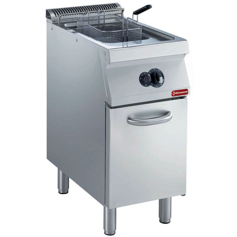 Friteuse gaz en -y-15 litres - armoire - Diamond