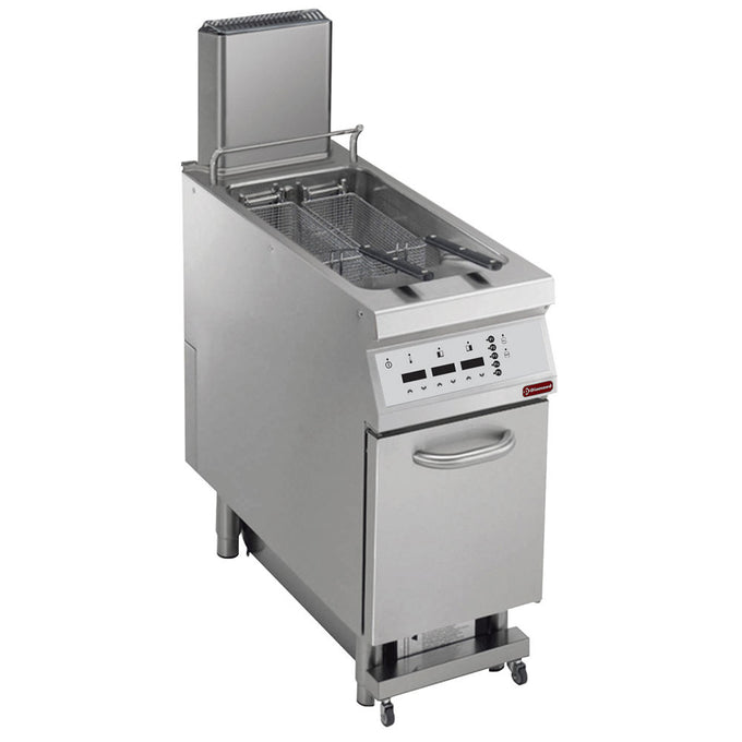 Friteuse gaz digit. cuve en -y- 23 lt - meuble - Diamond