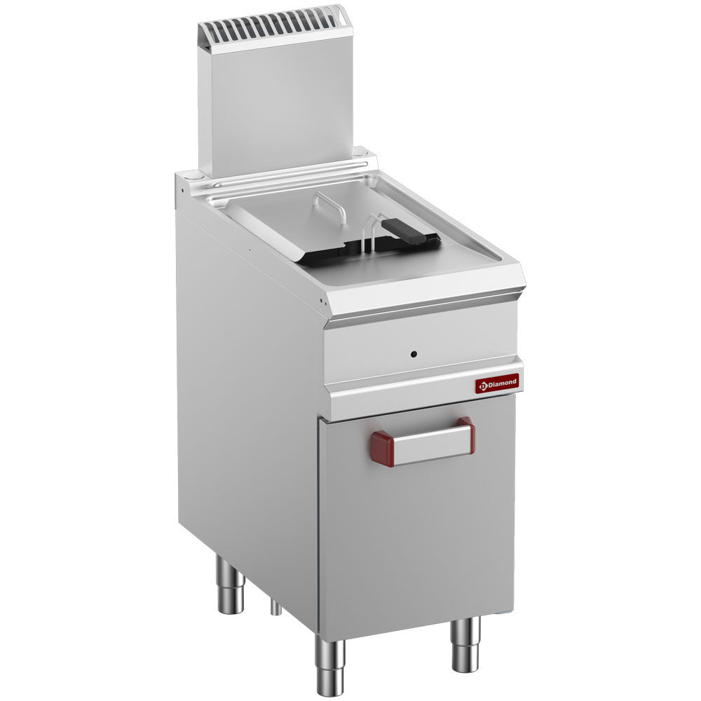 Friteuse à gaz 14 litres sur armoire - Diamond