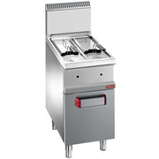 Friteuse gaz 2 x 7 litres sur armoire - Diamond