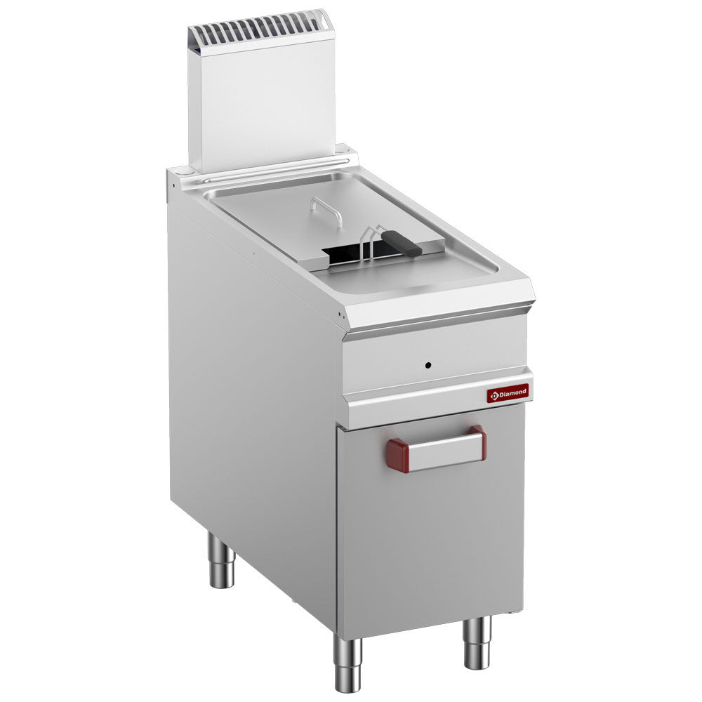 Friteuse gaz 18 lt sur meuble fermé - Diamond