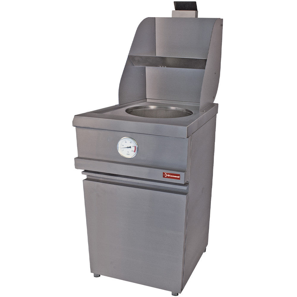 Friteuse gaz cuve ronde - mécanique - Diamond
