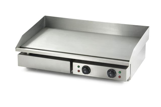 Plaque grill électrique avec plaque lisse 730x510x230 mm 3.5 kW Combisteel - Plancha électrique professionnel CHR - matériel cuisine pro - Cuistéo