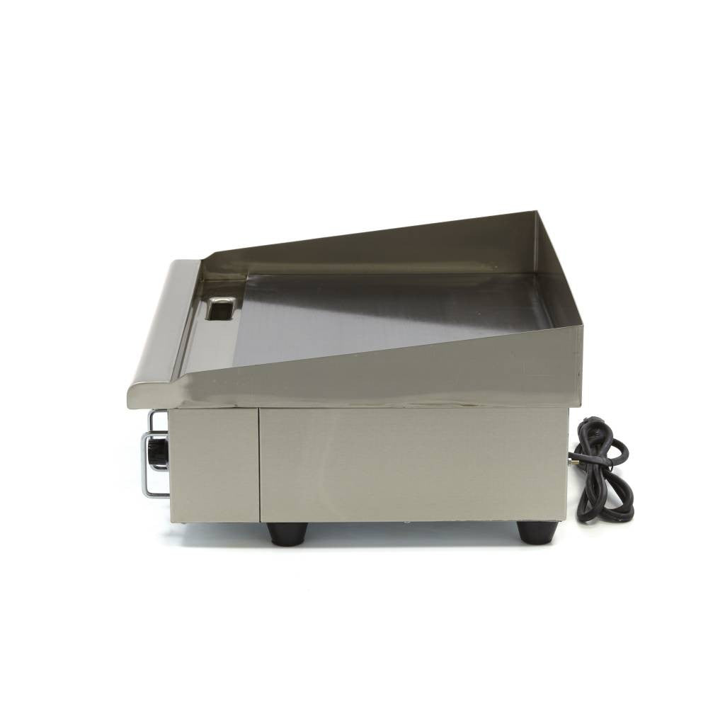 Plaque de Cuisson - Lisse - 55cm - incluant Bac de récupération 3000 W Maxima - vue 3 - Plancha électrique pro CHR - Cuistéo