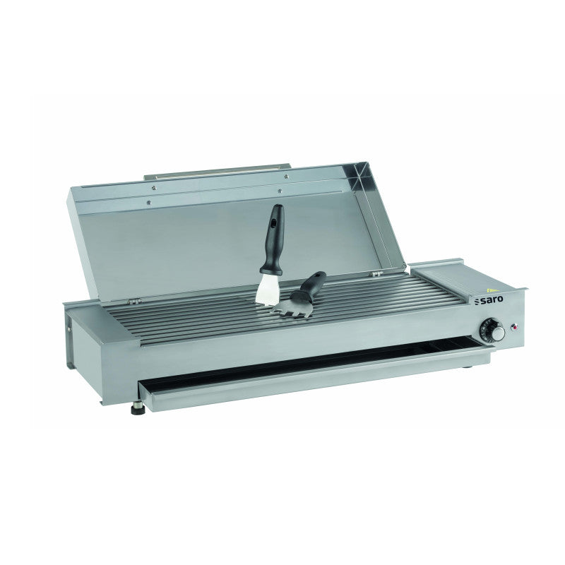 Grill semi-professionnel - 80-320°C - Barres chauffantes - Acier inoxydable - Saro