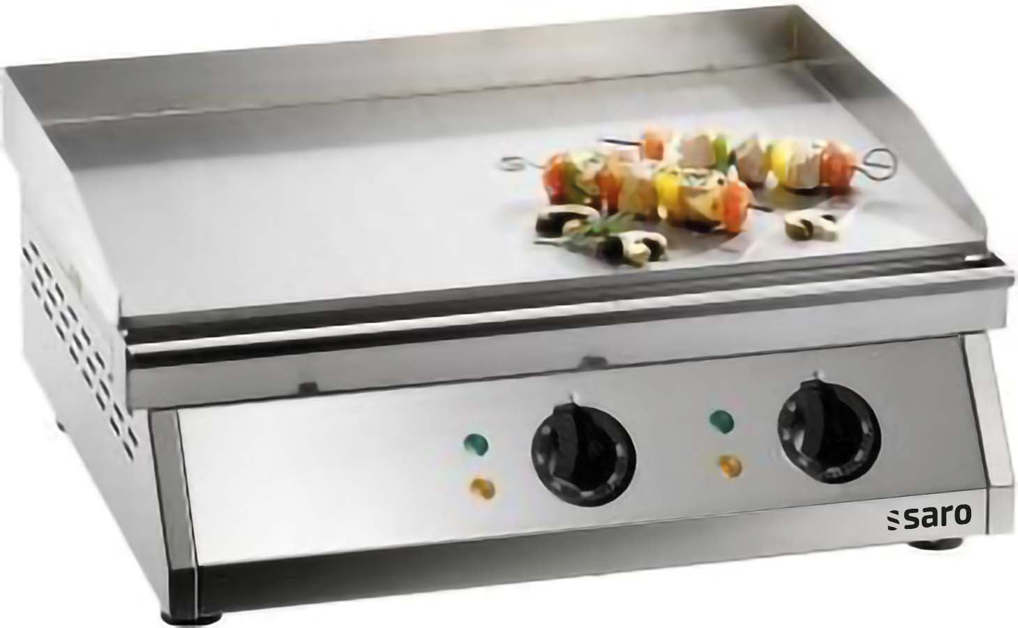 Plancha électrique FRY TOP 610 - Plaque lisse - Température 0/+300°C - 6 kW Saro - Plancha électrique professionnel CHR - matériel cuisine pro - Cuistéo
