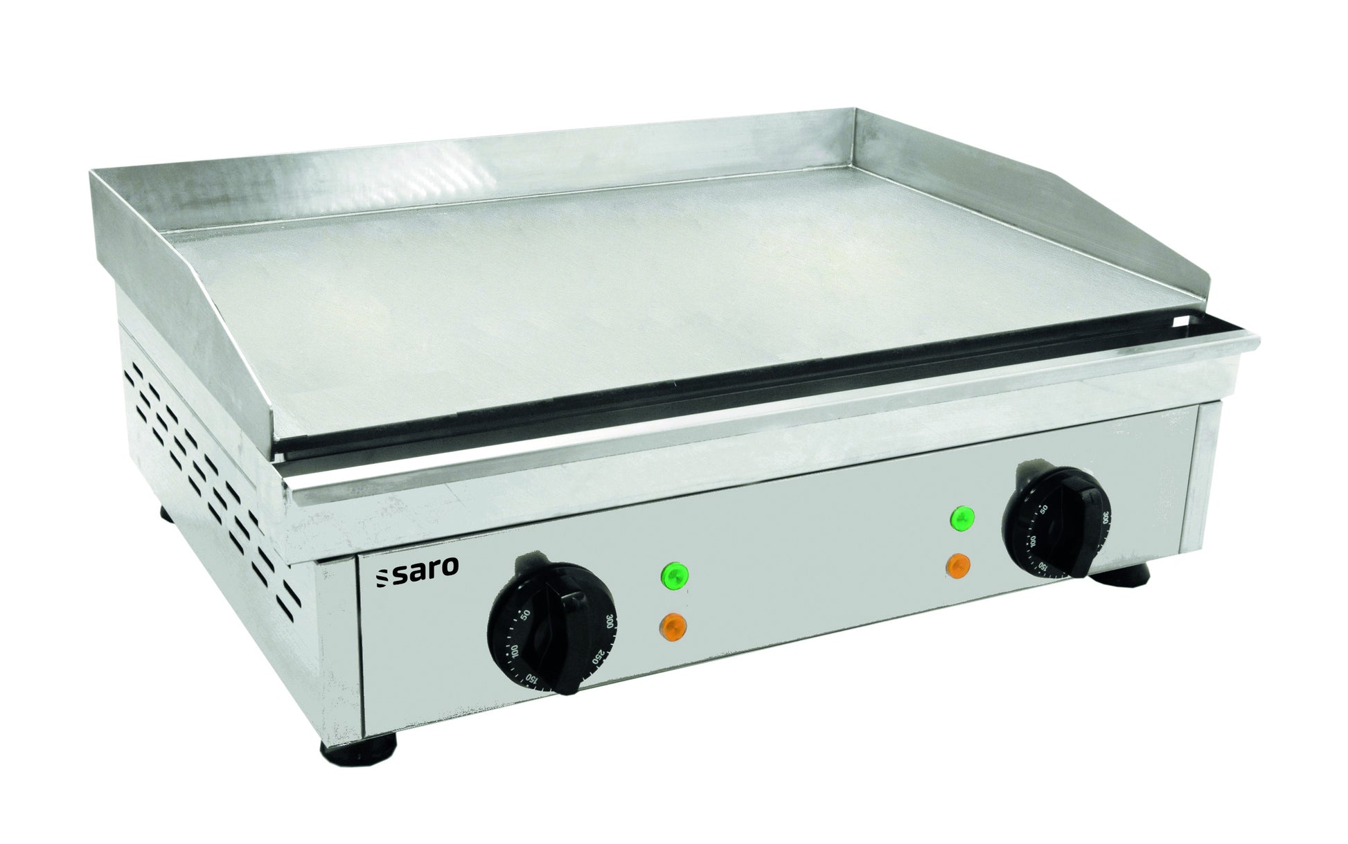 Plancha électrique FRY TOP GM 610 L - Plaque rainurée - Température 0/+300°C - 3,5 kW Saro - Plancha électrique professionnel CHR - matériel cuisine pro - Cuistéo