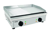 Plancha électrique FRY TOP GM 610 M - Plaque mixte - Température 0/+300°C - 3,5 kW Saro - Plancha électrique professionnel CHR - matériel cuisine pro - Cuistéo