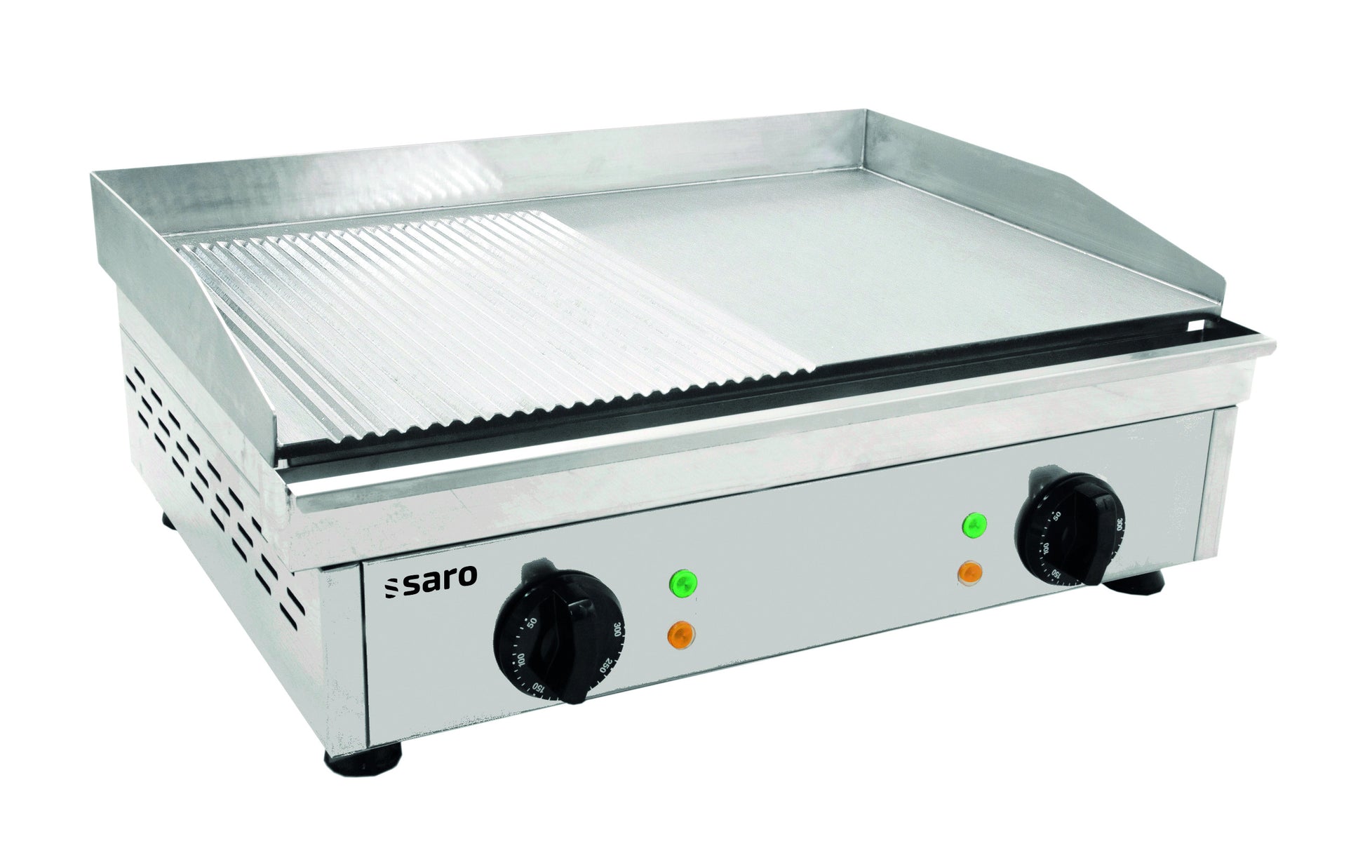 Plancha électrique FRY TOP GM 610 M - Plaque mixte - Température 0/+300°C - 3,5 kW Saro - Plancha électrique professionnel CHR - matériel cuisine pro - Cuistéo