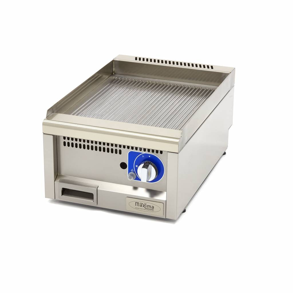 Plaque de cuisson professionnelle - Rainurée - Unité individuelle 1 L Maxima - Plancha électrique professionnel CHR - matériel cuisine pro - Cuistéo