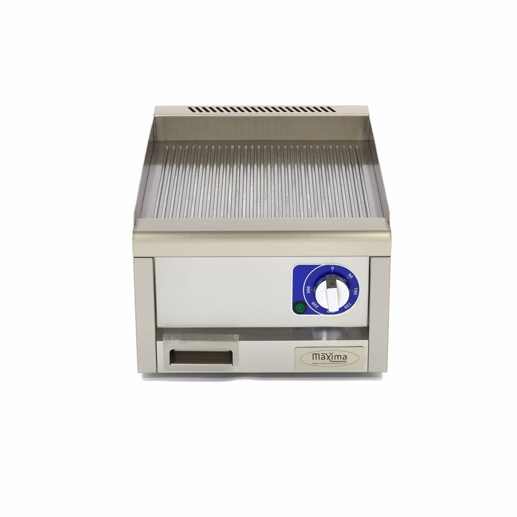 Plaque de cuisson professionnelle - Rainurée - Unité individuelle 1 L 3000 W Maxima - vue 5 - Plancha électrique pro CHR - Cuistéo