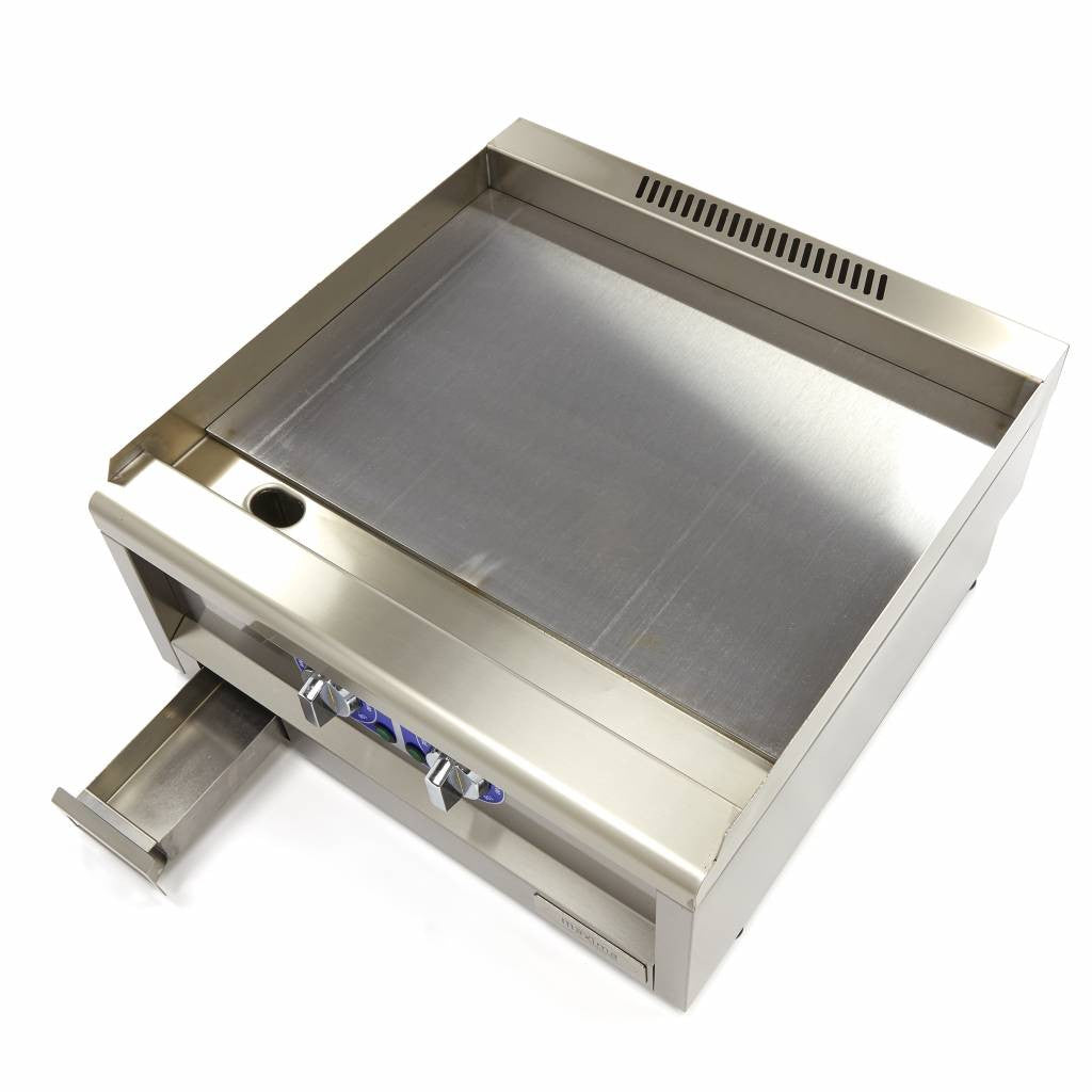 Plaque de cuisson professionnelle lisse - Double unité 1 L 4500 W Maxima - vue 3 - Plancha électrique pro CHR - Cuistéo