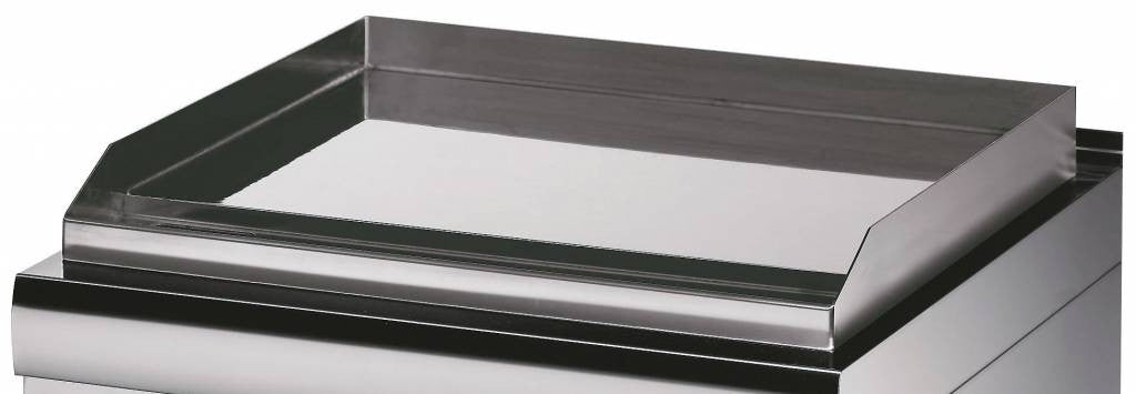 Plaque de cuisson - Rainurée en chrome - Double unité - 70cm de profondeur - Électrique 1.5 L 9000 W Maxima - vue 2 - Plancha électrique pro CHR - Cuistéo