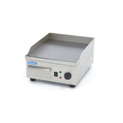 Plaque de cuisson - Lisse - 36 cm - incluant un bac de récupération des graisses 2000 W Maxima - Plancha électrique professionnel CHR - matériel cuisine pro - Cuistéo