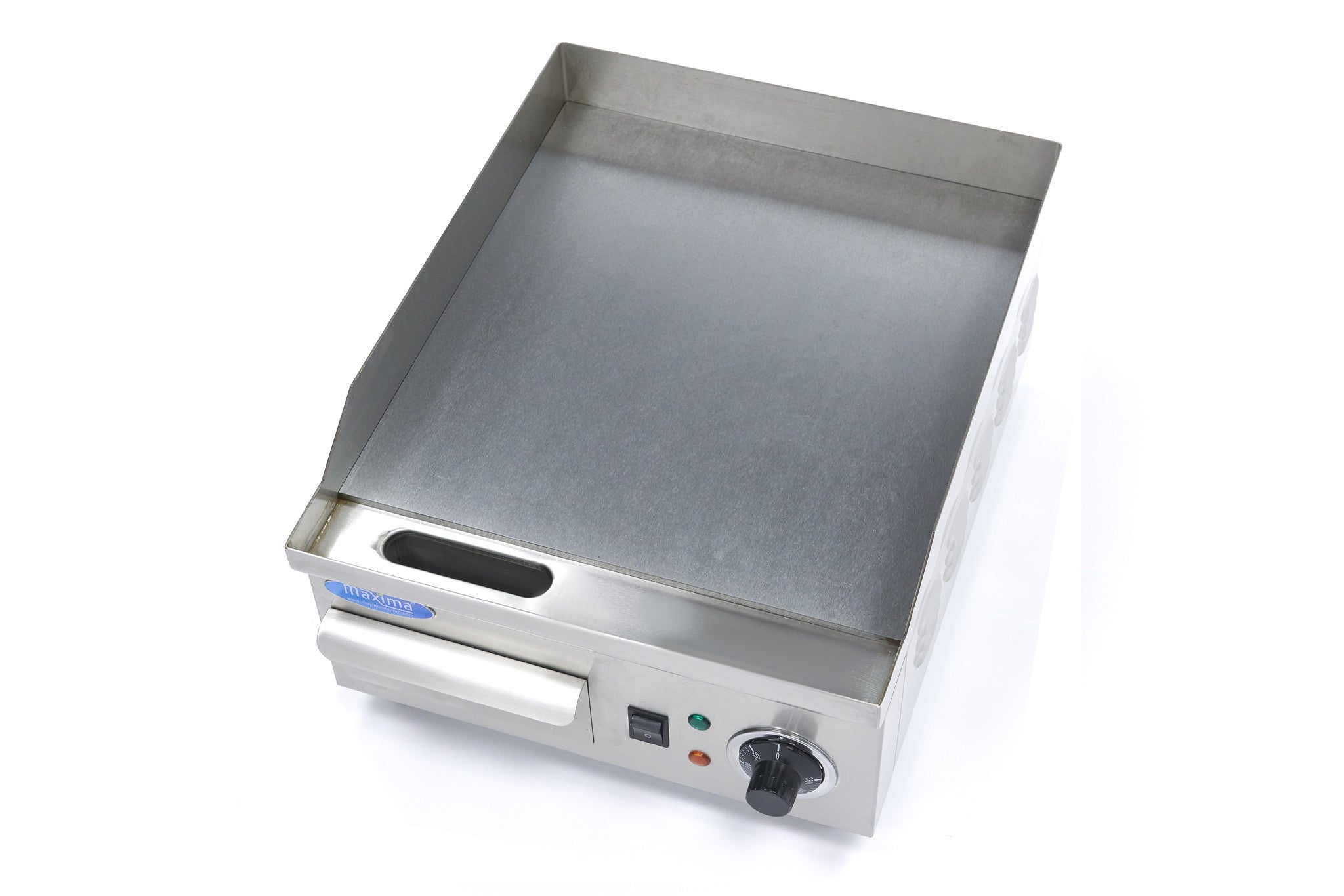 Plaque de cuisson - Lisse - 36 cm - incluant un bac de récupération des graisses 2000 W Maxima - vue 3 - Plancha électrique pro CHR - Cuistéo