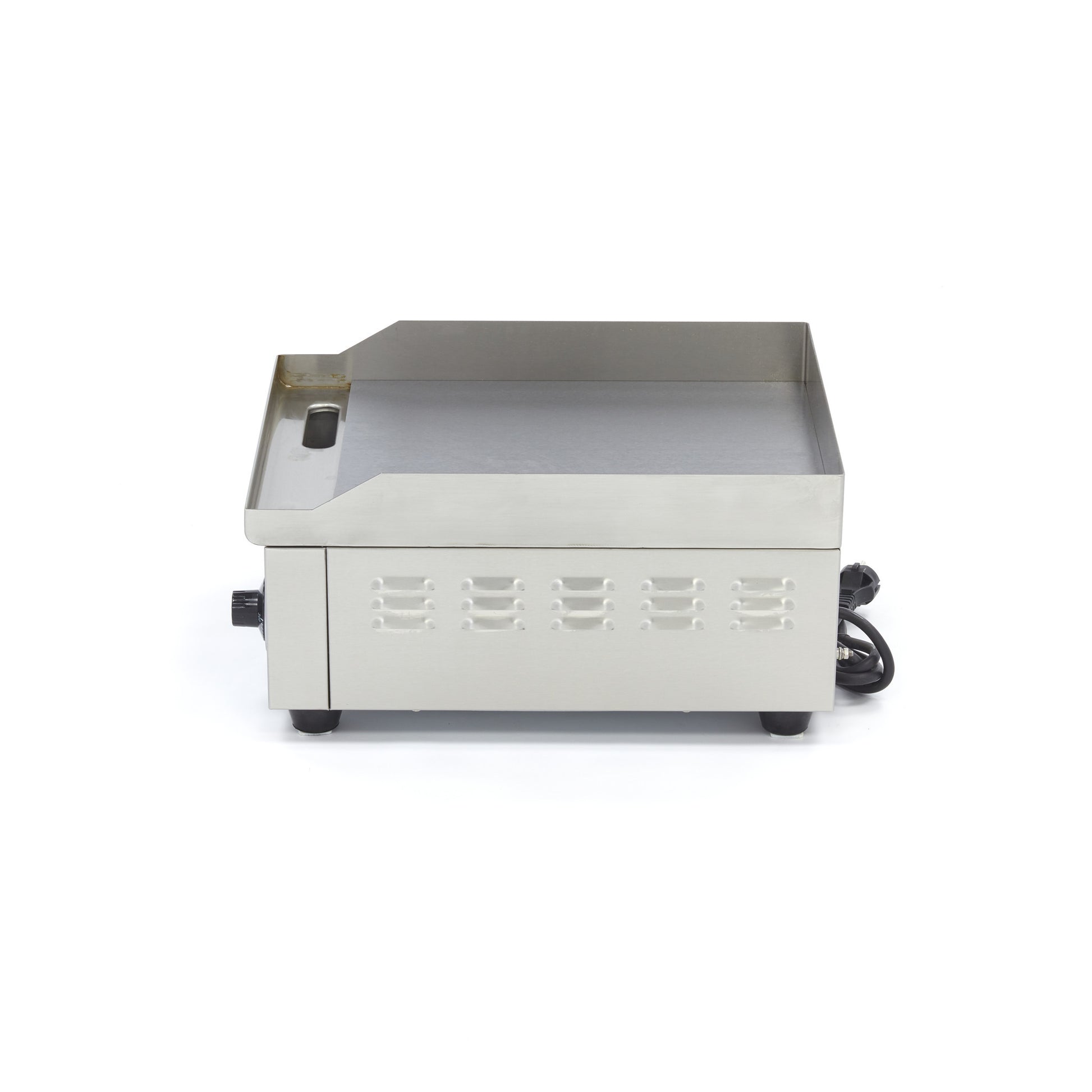 Plaque de cuisson - Lisse - 36 cm - incluant un bac de récupération des graisses 2000 W Maxima - vue 5 - Plancha électrique pro CHR - Cuistéo