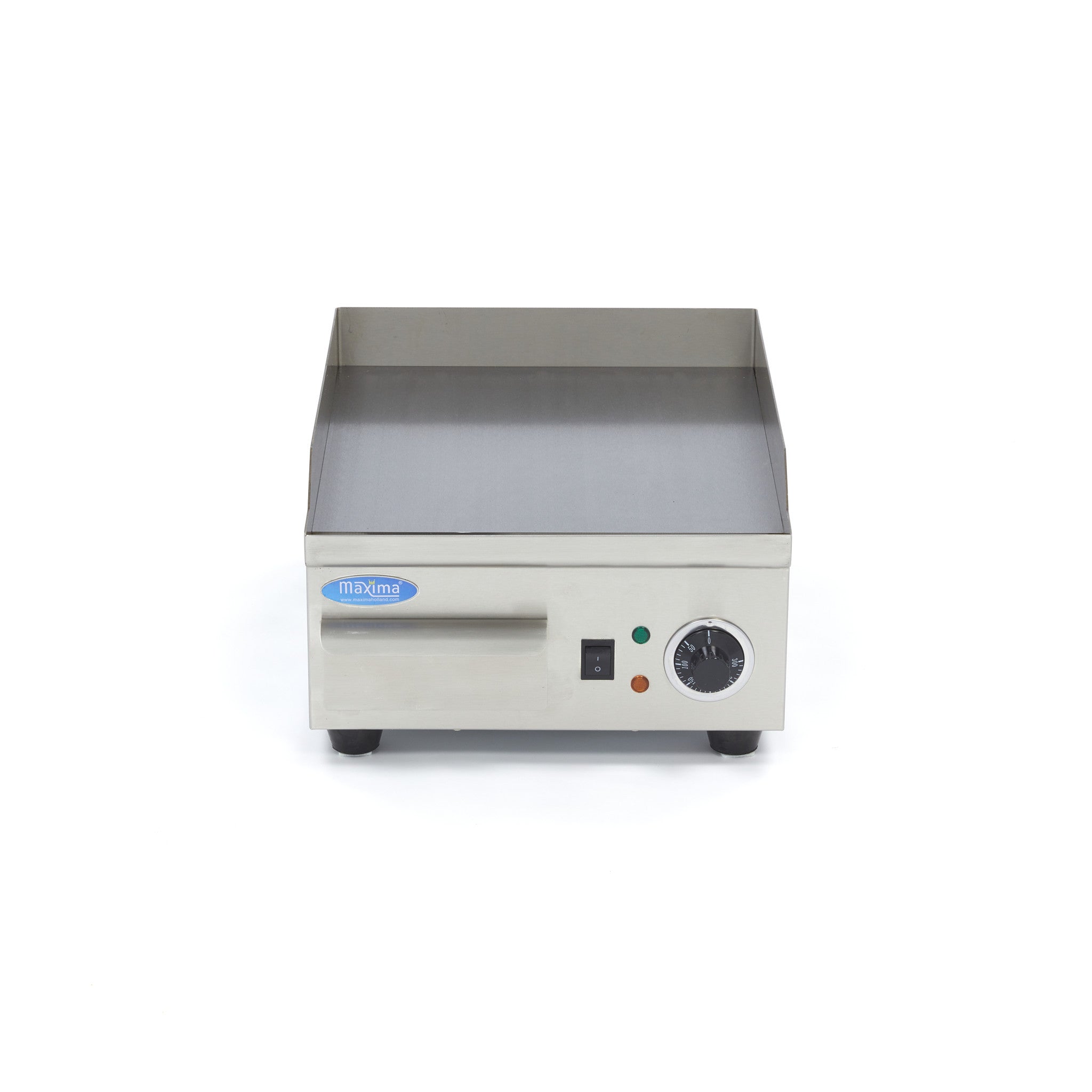 Plaque de cuisson - Lisse - 36 cm - incluant un bac de récupération des graisses 2000 W Maxima - vue 6 - Plancha électrique pro CHR - Cuistéo