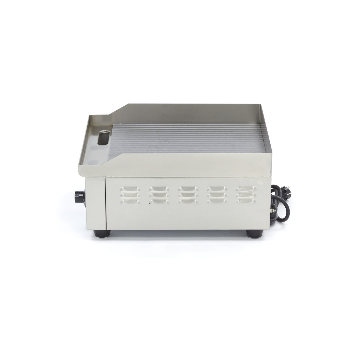 Plaque de cuisson - Rainurée - 36cm - incluant un bac de récupération de graisse 2000 W Maxima - vue 5 - Plancha électrique pro CHR - Cuistéo