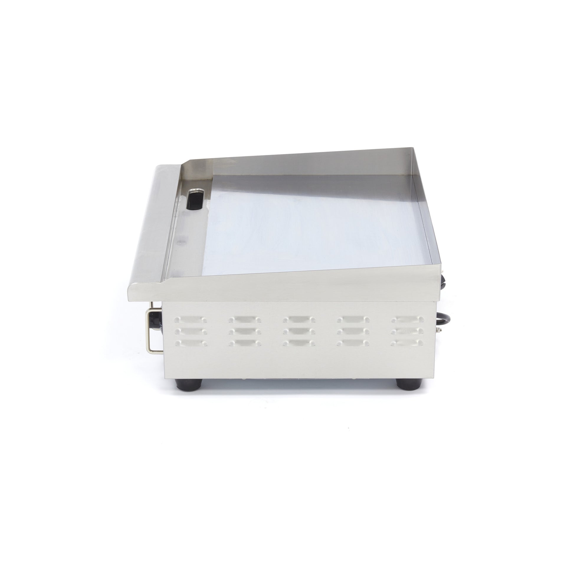 Plancha professionnelle électrique - Chrome lisse - 55cm - incl. Bac de récupération 3000 W Maxima - vue 5 - Plancha électrique pro CHR - Cuistéo