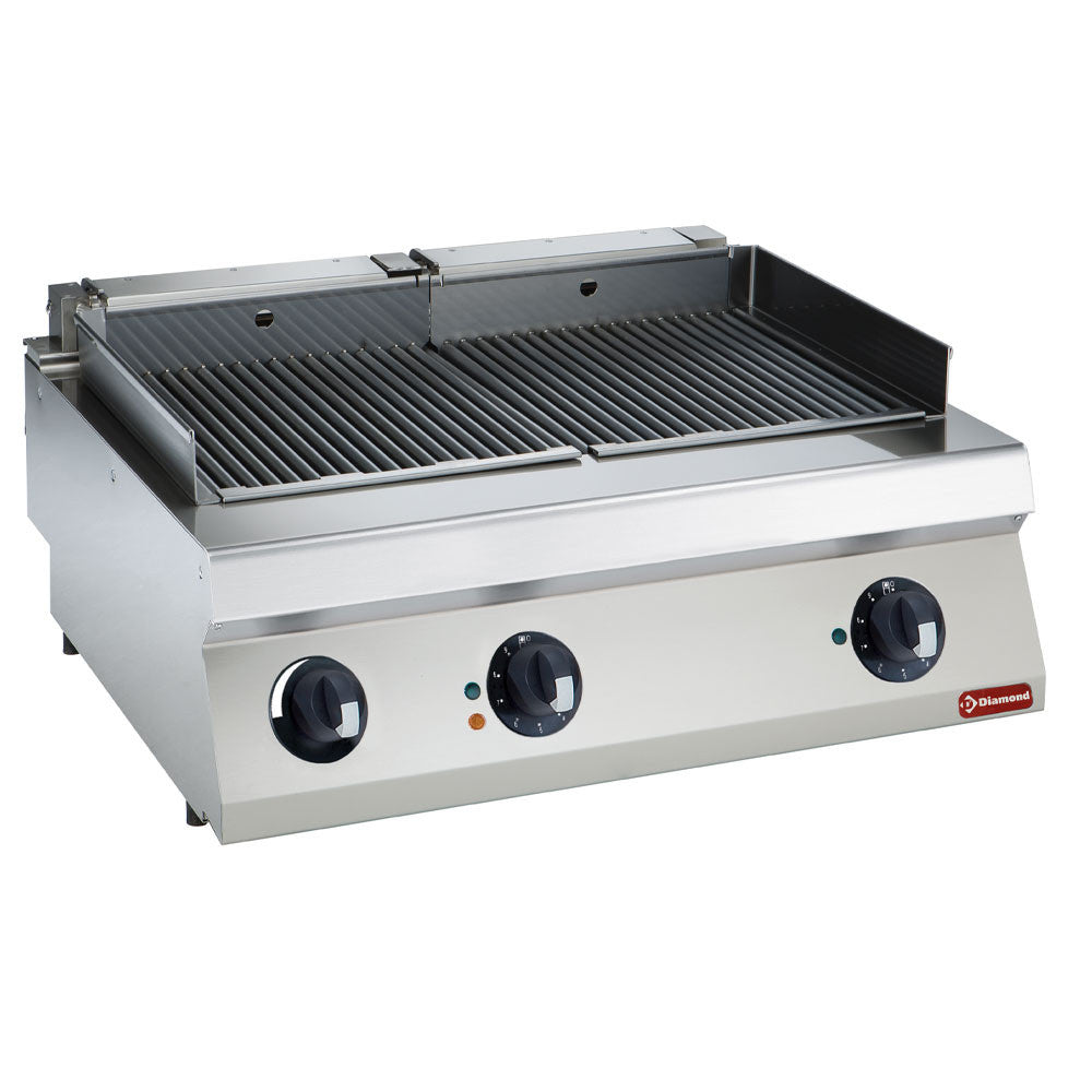 Grill électrique 800mm - top - Diamond