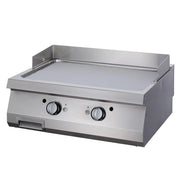 Plaque de cuisson - Lisse - Double unité - 90cm de profondeur - Électrique 12000 W Maxima - Plancha électrique professionnel CHR - matériel cuisine pro - Cuistéo