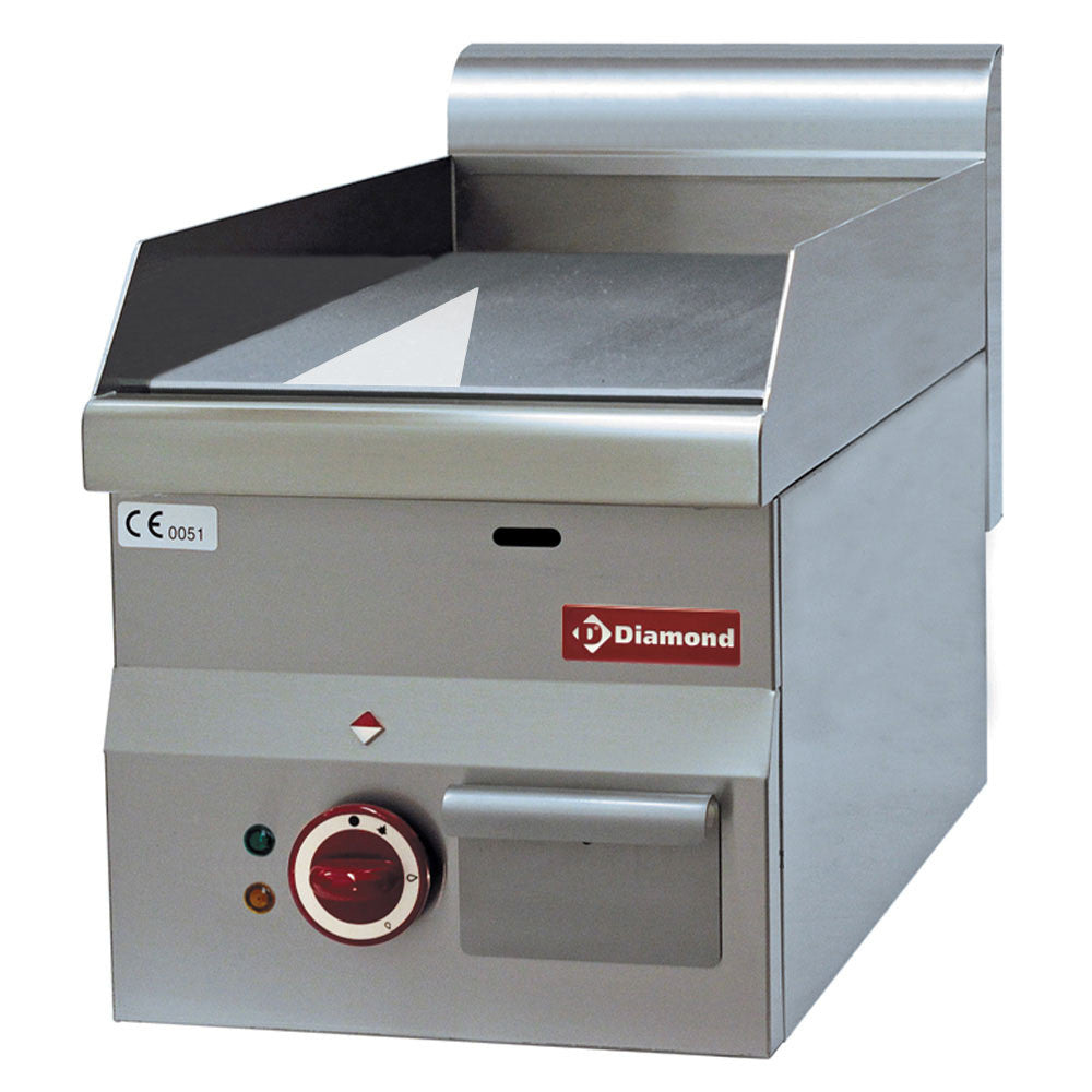 Plaque de cuisson électrique lisse chrome - Diamond