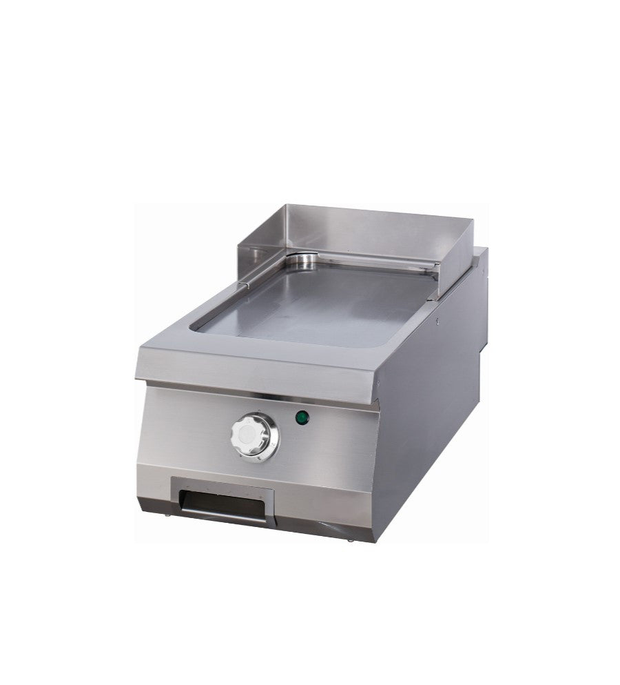 Plaque de cuisson Lisse - Unité individuelle - Profondeur de 90cm - Électrique 6000 W Maxima - Plancha électrique professionnel CHR - matériel cuisine pro - Cuistéo
